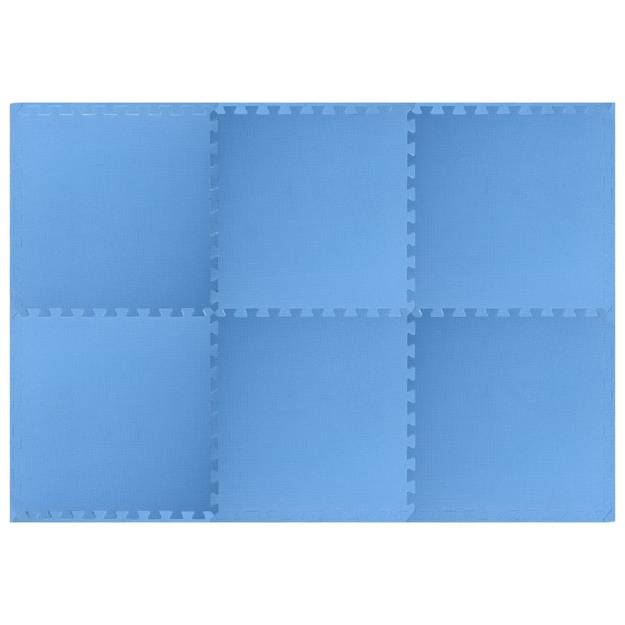 Vloermatten 6 St 2,16 ㎡ Eva-Schuim 2.16 m² Blauw