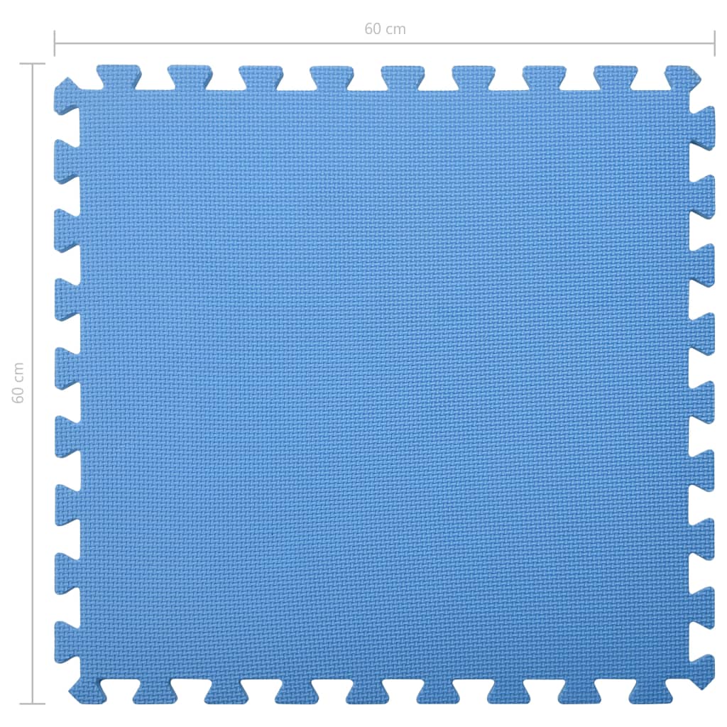 Vloermatten 6 St 2,16 ㎡ Eva-Schuim 2.16 m² Blauw