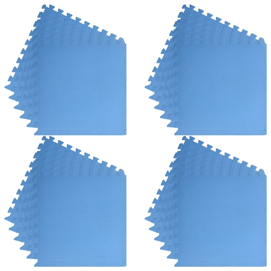 Vloermatten 24 St 8,64 ㎡ Eva-Schuim 8.64 m² Blauw