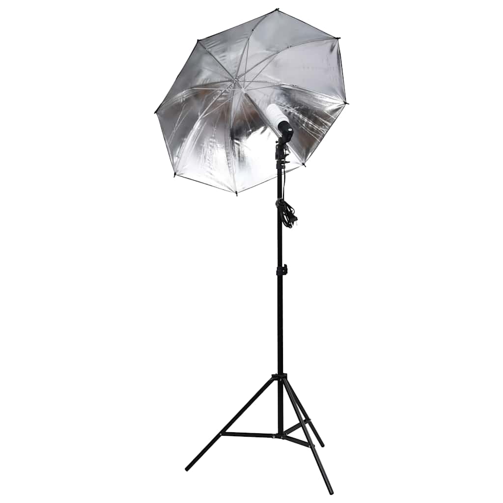 Fotostudioset Met Verlichtingsset En Softboxen 9 met spiraalvormige lamp