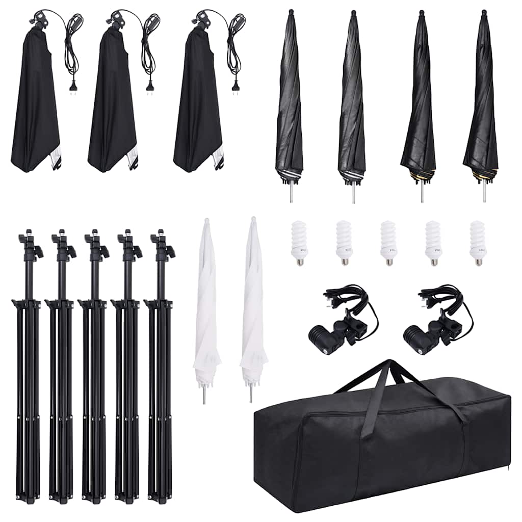 Fotostudioset Met Verlichtingsset En Softboxen