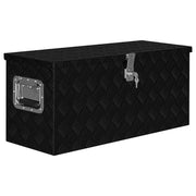 Aluminum box 80x30x35 cm black