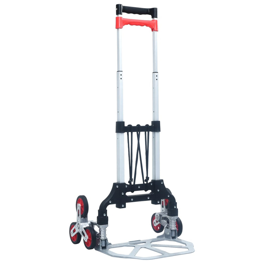 Traptrolley Inklapbaar 70 Kg Aluminium Zilverkleurig