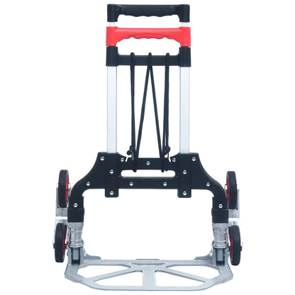 Traptrolley Inklapbaar 70 Kg Aluminium Zilverkleurig