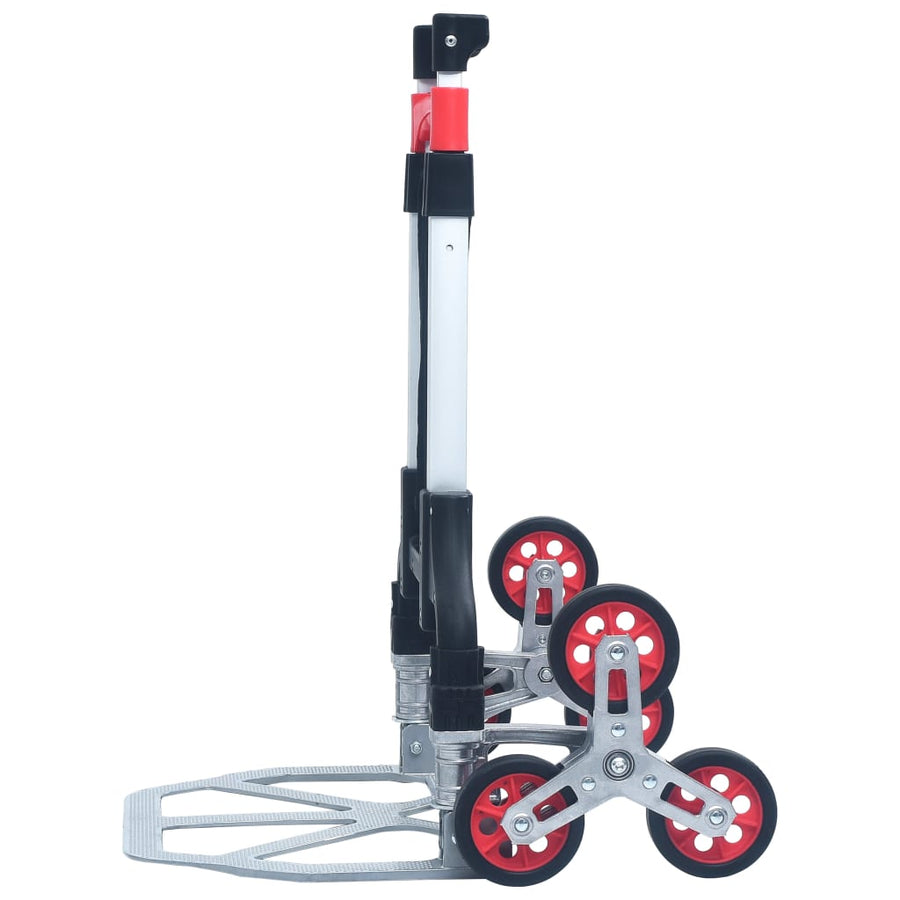 Traptrolley Inklapbaar 70 Kg Aluminium Zilverkleurig