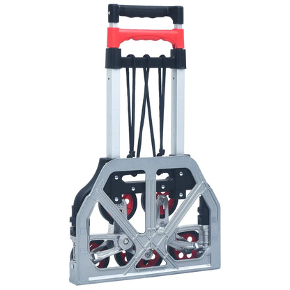 Traptrolley Inklapbaar 70 Kg Aluminium Zilverkleurig