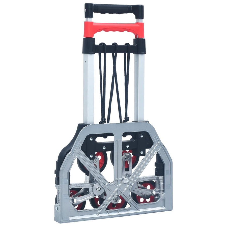 Traptrolley Inklapbaar 70 Kg Aluminium Zilverkleurig