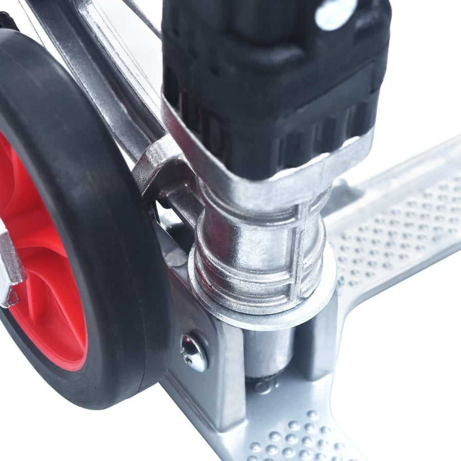 Traptrolley Inklapbaar 70 Kg Aluminium Zilverkleurig