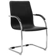 Office chair faux leather black