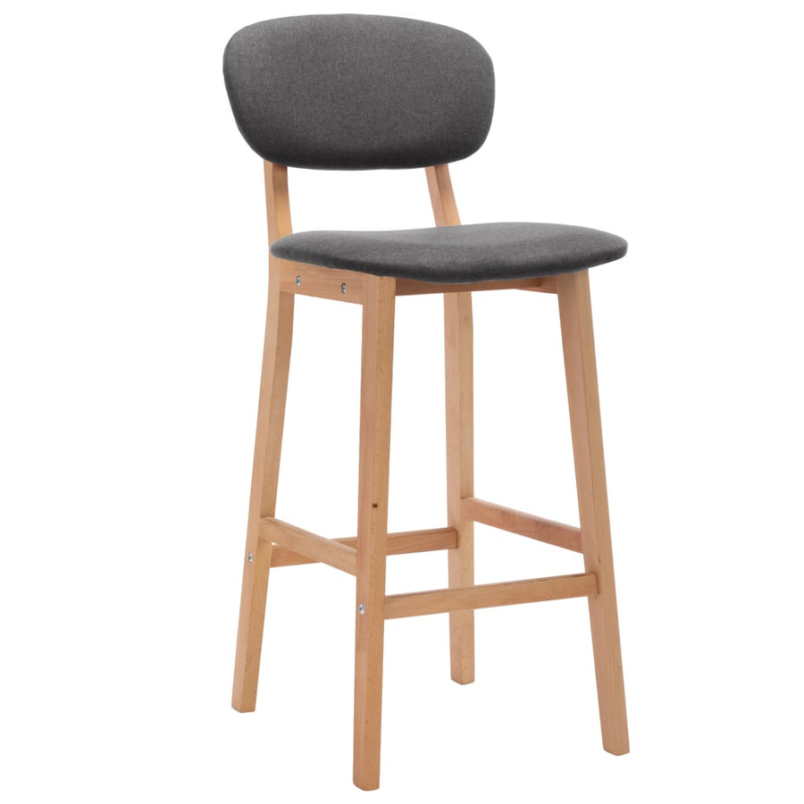 Barkrukken Stof Donkergrijs