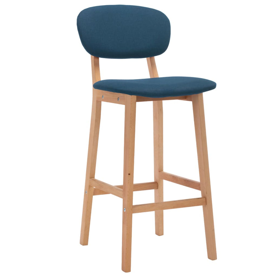 Barkrukken Stof Blauw