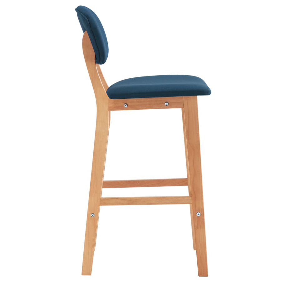 Barkrukken Stof Blauw