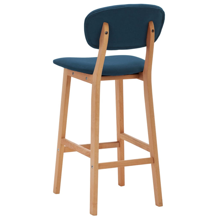 Barkrukken Stof Blauw