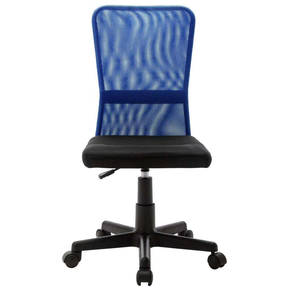 Kantoorstoel 44X52X00 Cm Mesh Stof Zwart en blauw