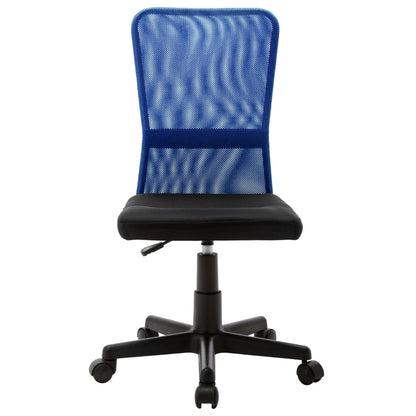 Kantoorstoel 44X52X00 Cm Mesh Stof Zwart en blauw