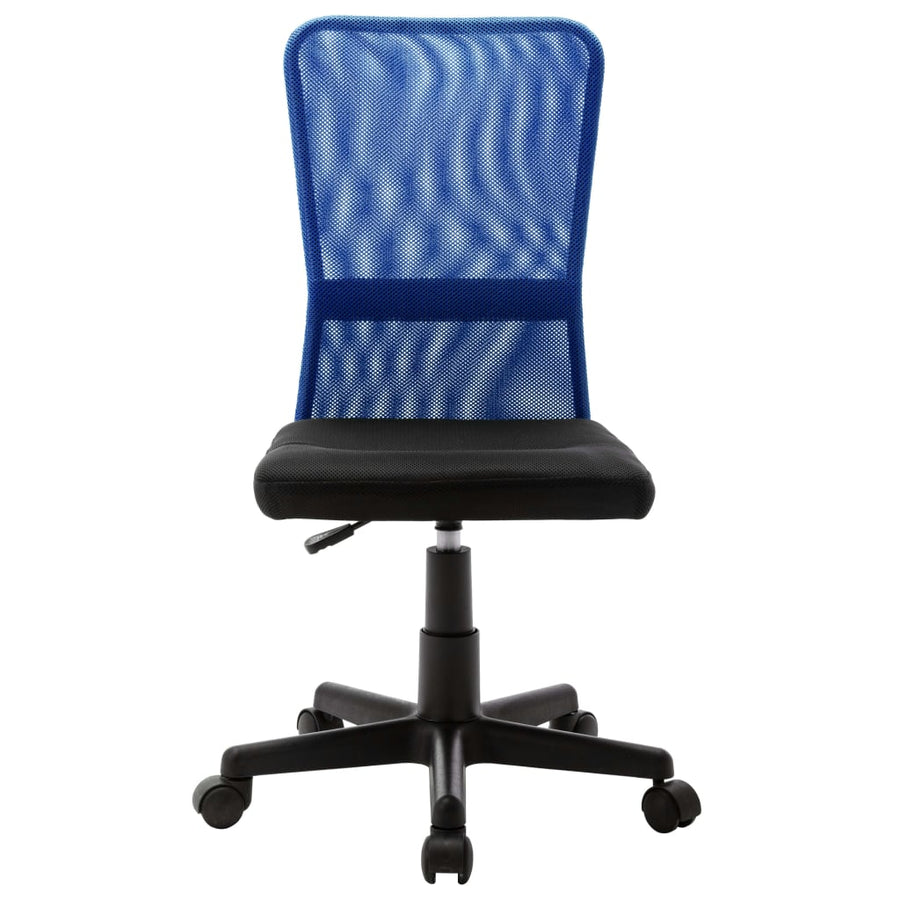 Kantoorstoel 44X52X00 Cm Mesh Stof Zwart en blauw