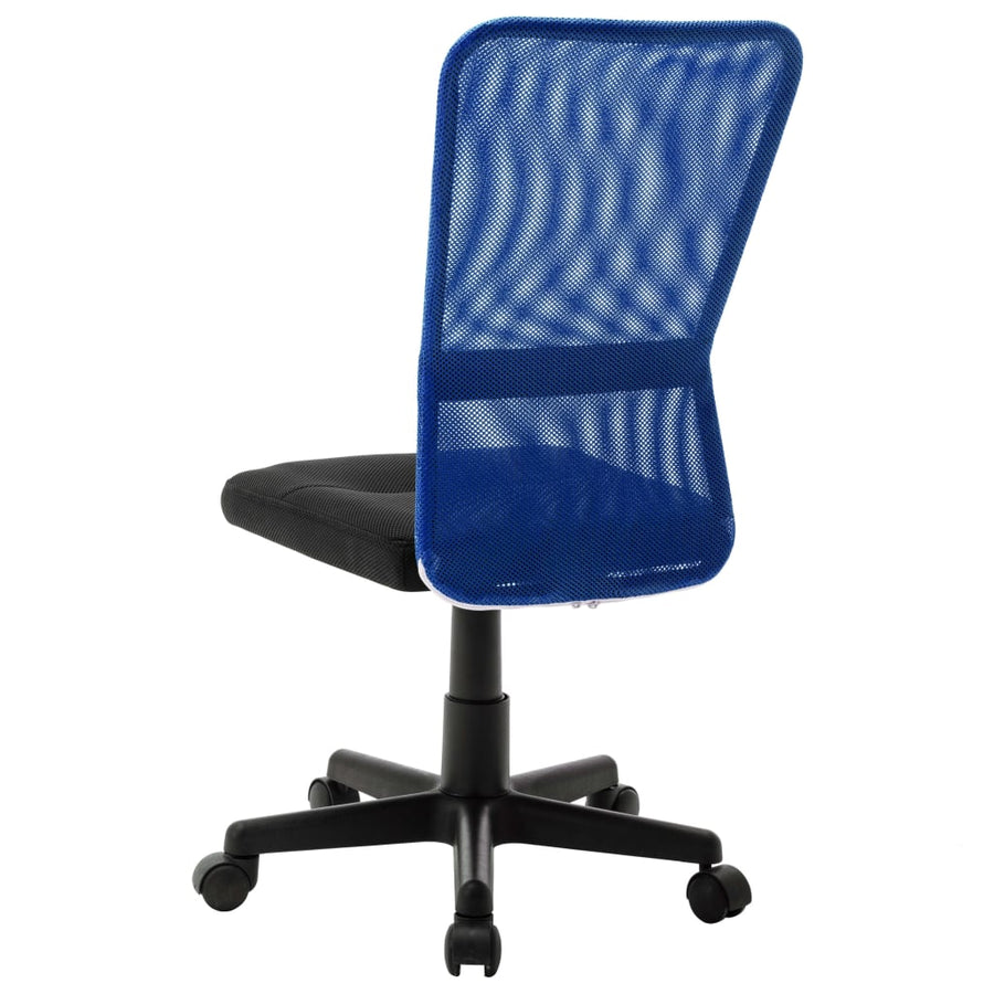 Kantoorstoel 44X52X00 Cm Mesh Stof Zwart en blauw