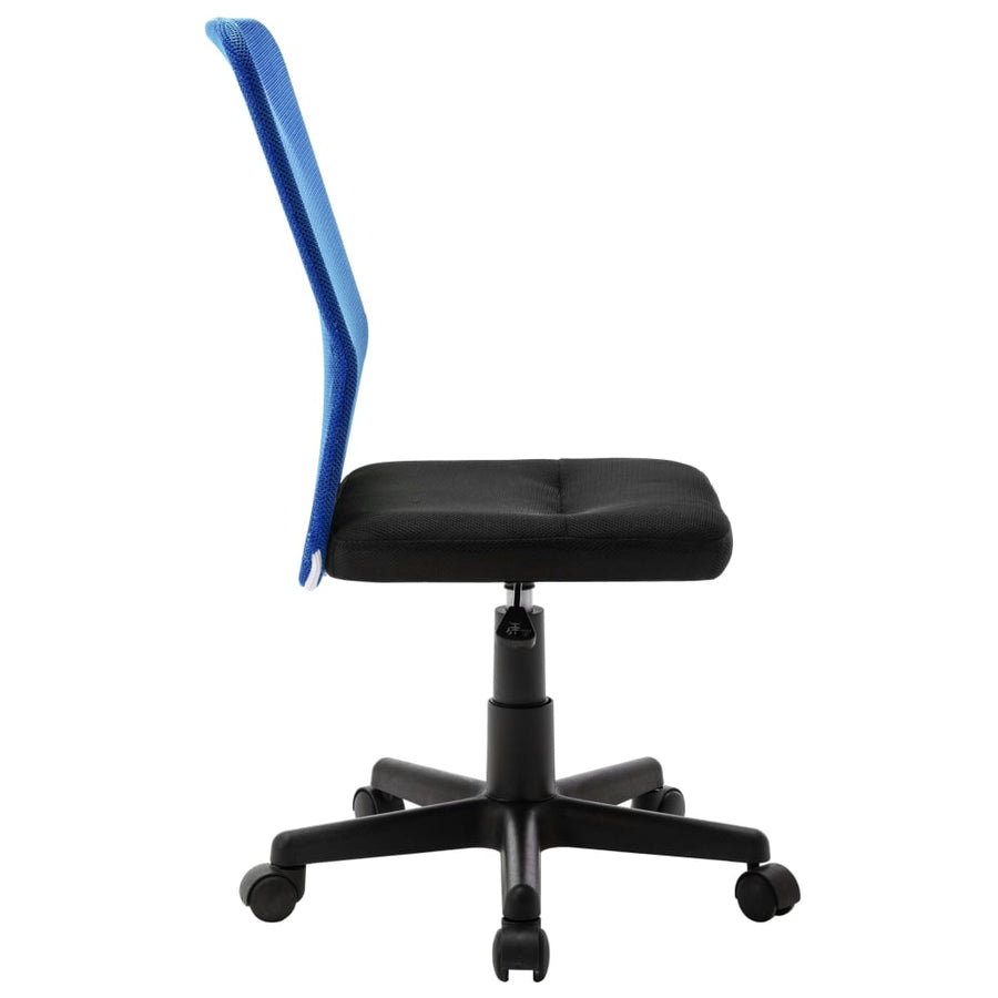 Kantoorstoel 44X52X00 Cm Mesh Stof Zwart en blauw