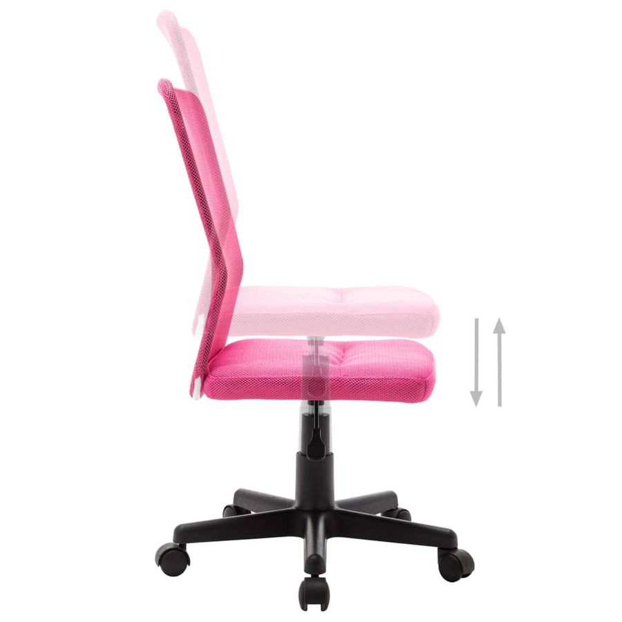 Kantoorstoel 44X52X100 Cm Mesh Stof Roze