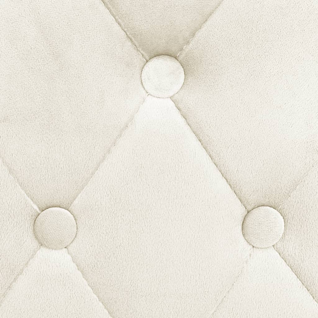 Barstoelen Fluweel crème