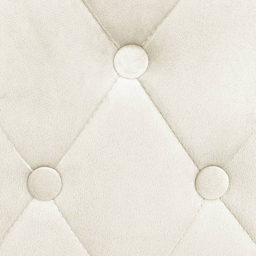 Barstoelen Fluweel crème