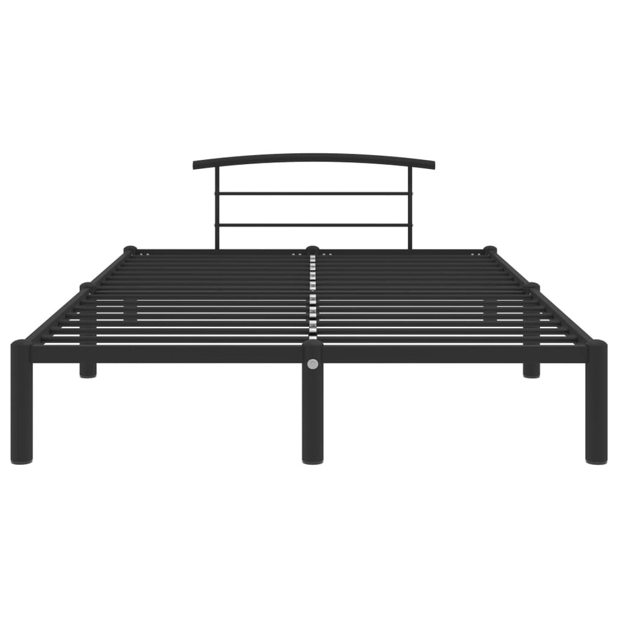 Bedframe metaal zwart 120x200 cm