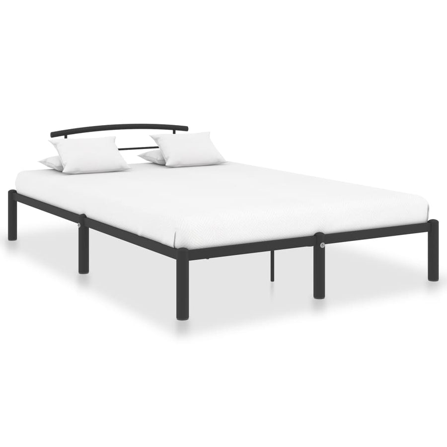 Bedframe Metaal Zwart 140X200 Cm