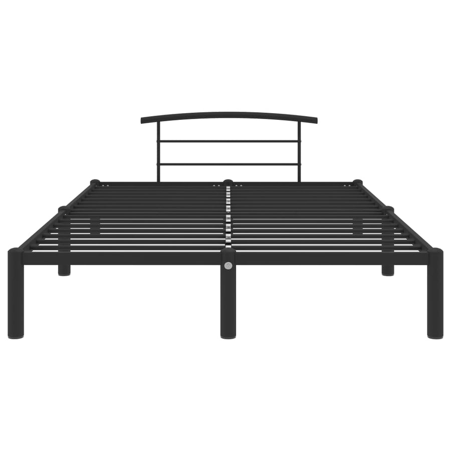 Bedframe Metaal Zwart 140X200 Cm