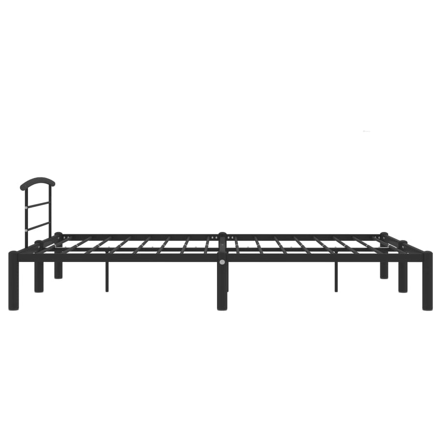 Bedframe Metaal Zwart 140X200 Cm