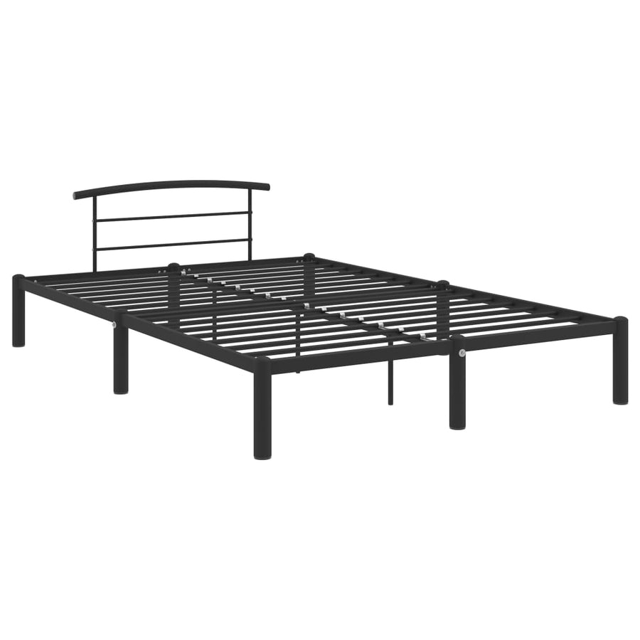 Bedframe Metaal 160 x 200 cm Zwart