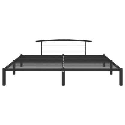 Bedframe Metaal 180 x 200 cm Zwart