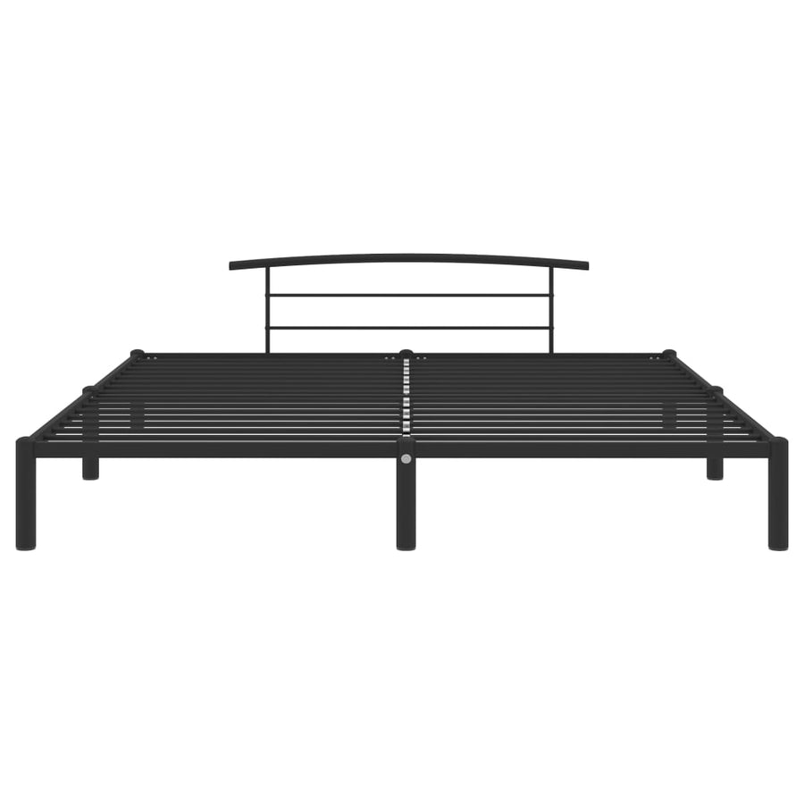 Bedframe Metaal 180 x 200 cm Zwart