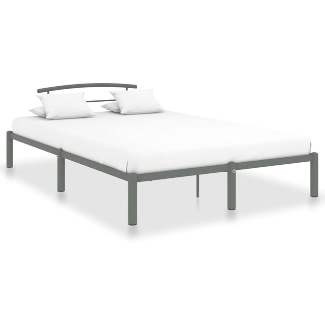 Bedframe Metaal 160 x 200 cm Grijs