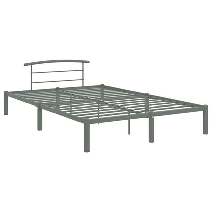 Bedframe Metaal 160 x 200 cm Grijs