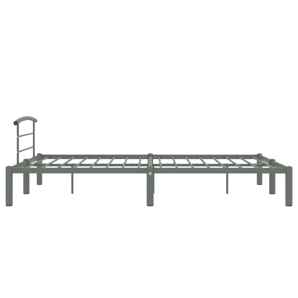 Bedframe Metaal 160 x 200 cm Grijs
