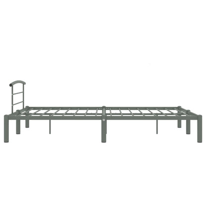 Bedframe Metaal 160 x 200 cm Grijs