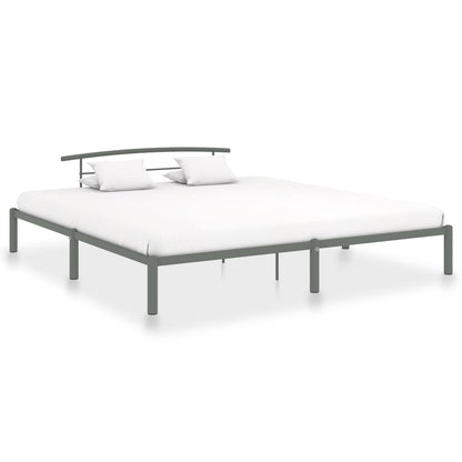 Bedframe Metaal 180 x 200 cm Grijs