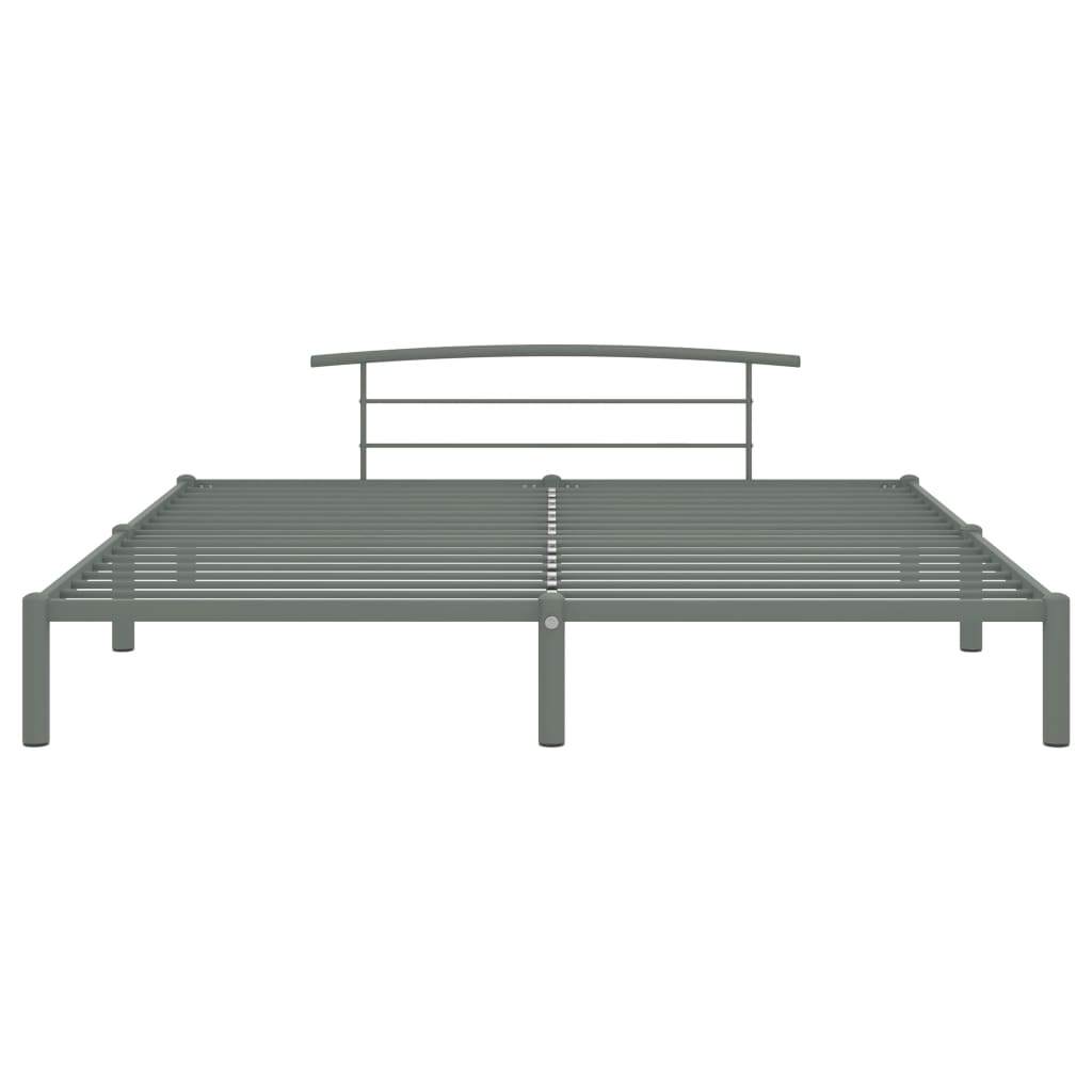Bedframe Metaal 180 x 200 cm Grijs