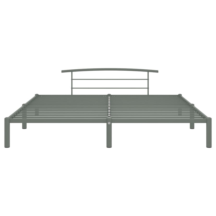 Bedframe Metaal 180 x 200 cm Grijs