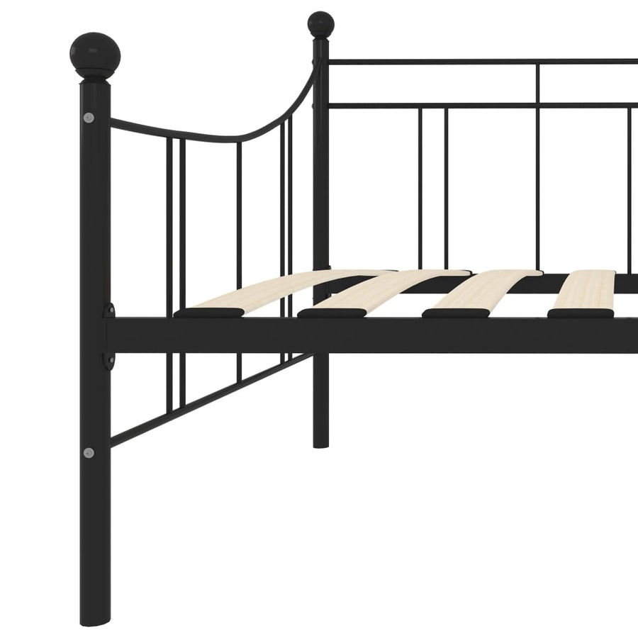 Slaapbankframe Metaal Zwart