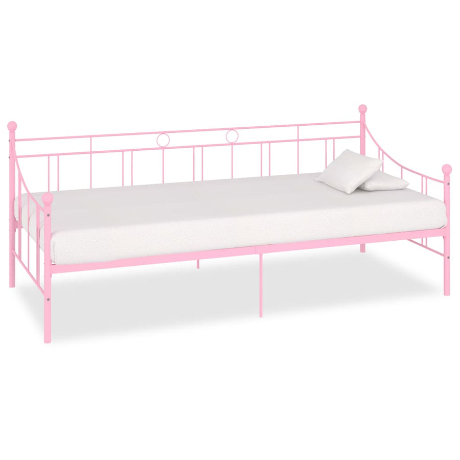 Slaapbank Metaal Roze