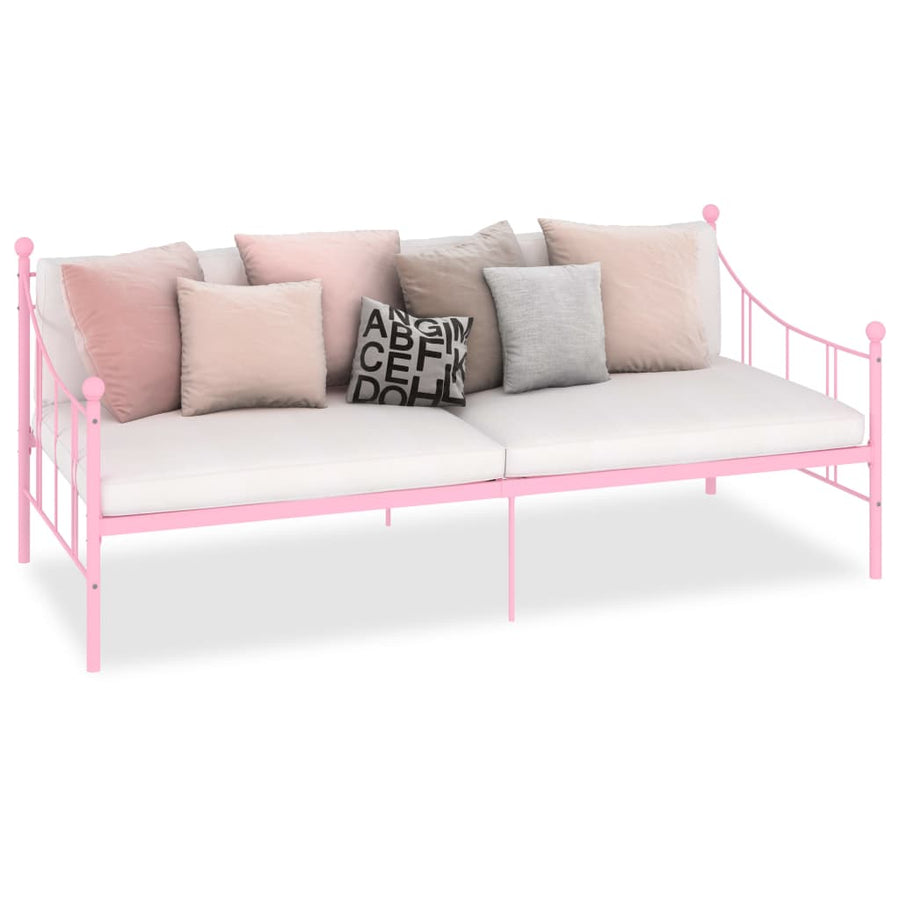 Slaapbank Metaal Roze