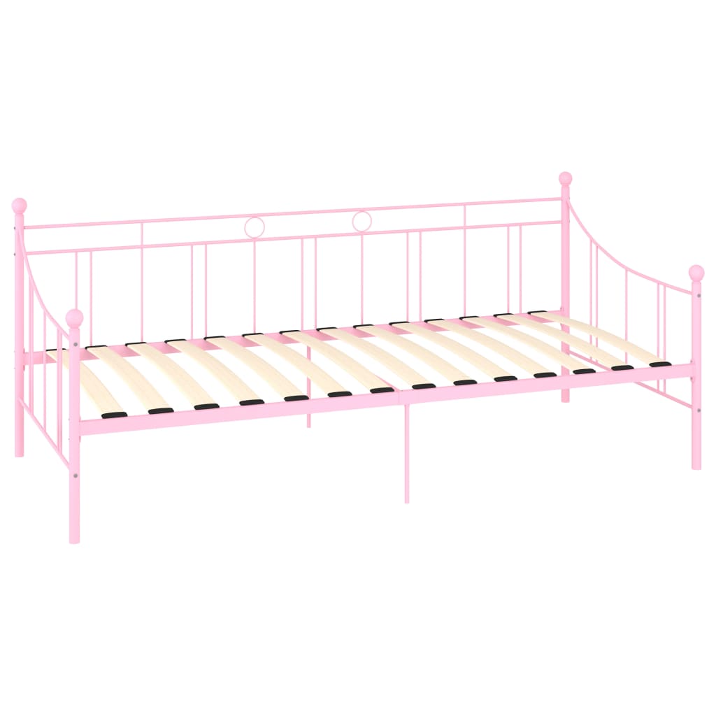 Slaapbank Metaal Roze