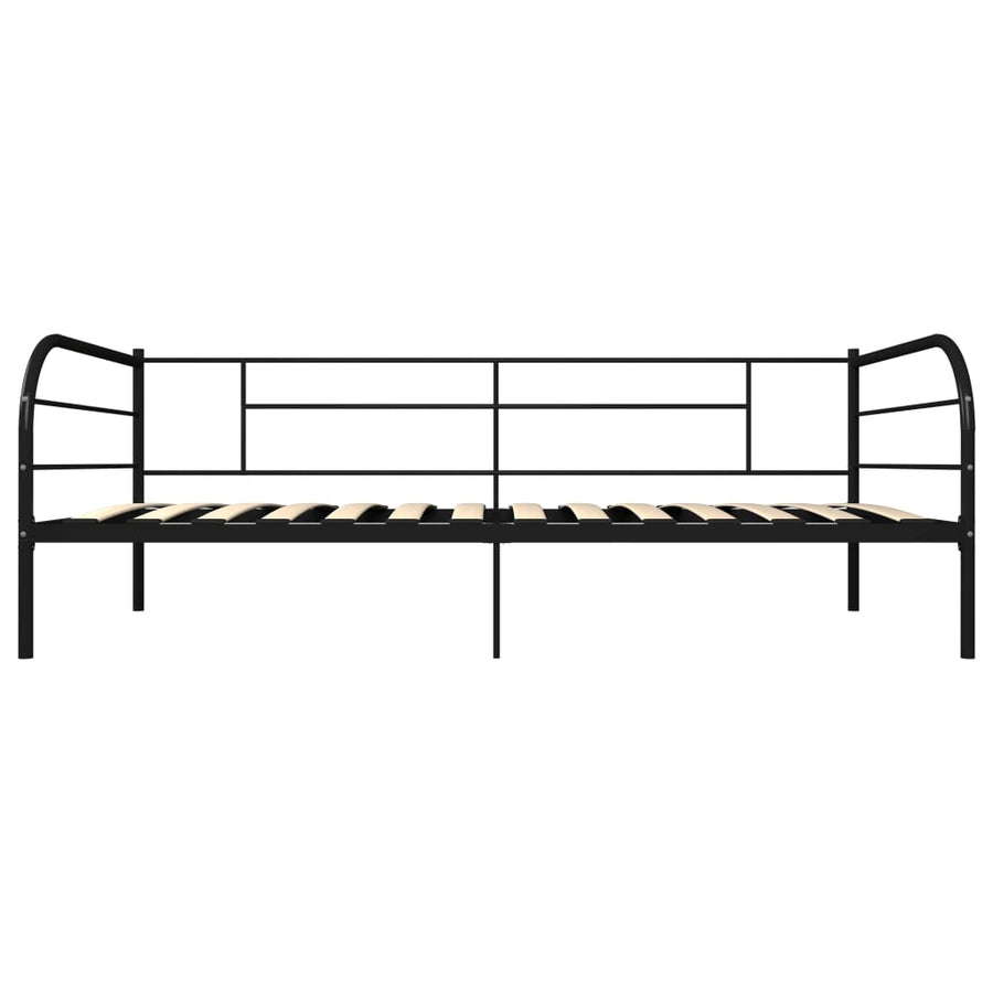 Bedbankframe Metaal Zwart