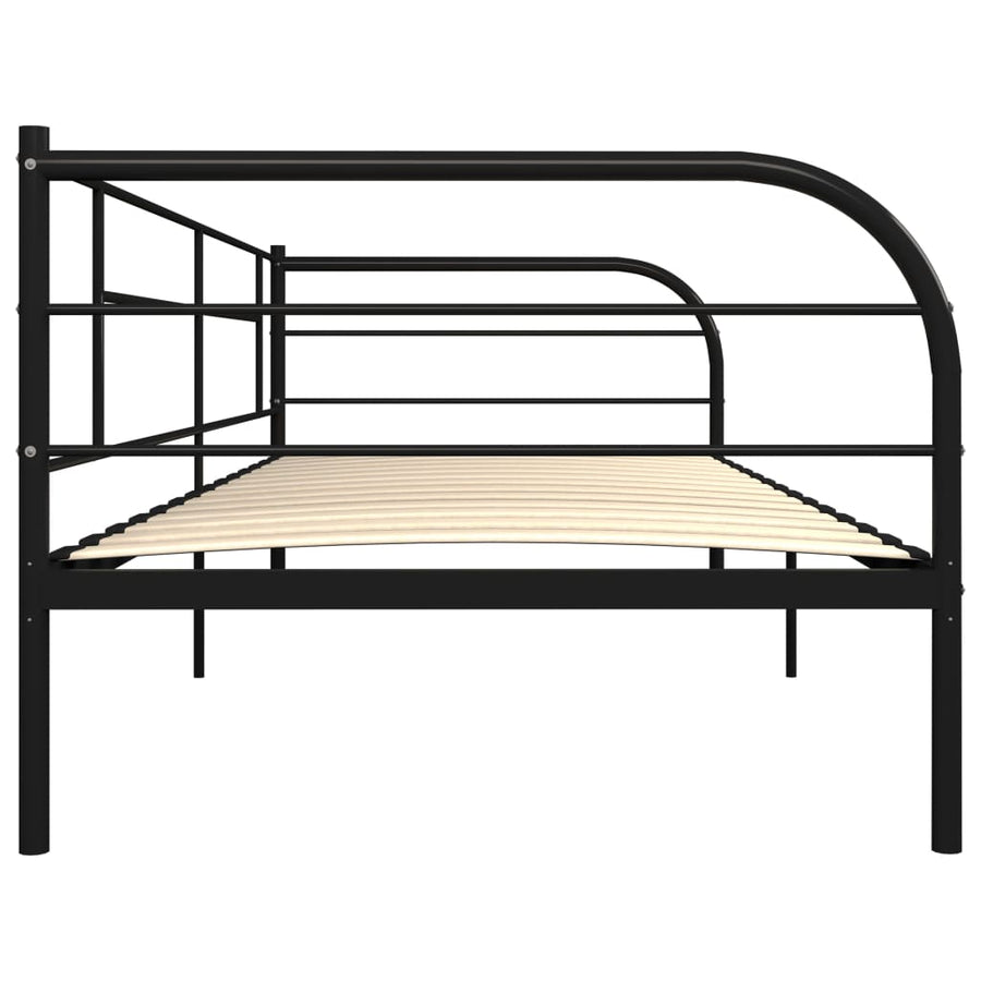 Bedbankframe Metaal Zwart