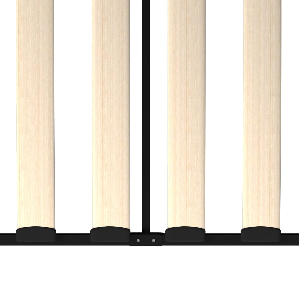 Bedbankframe Metaal Zwart