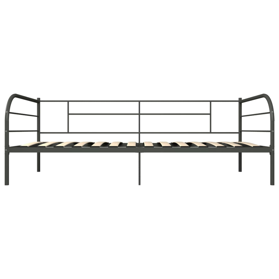 Bedbankframe Metaal Grijs