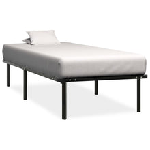Bedframe Metaal Zwart 90 x 200 cm