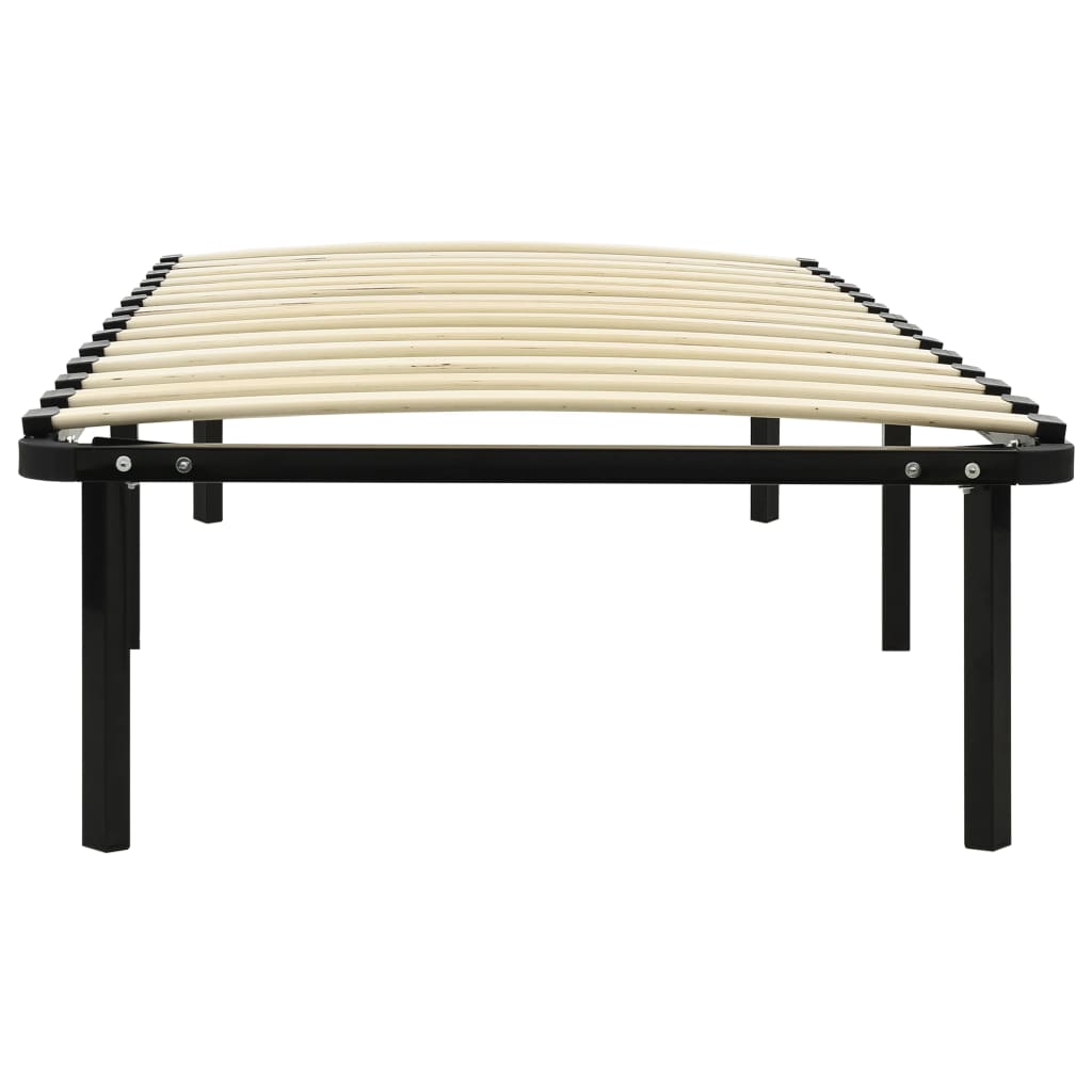 Bedframe Metaal Zwart 90 x 200 cm