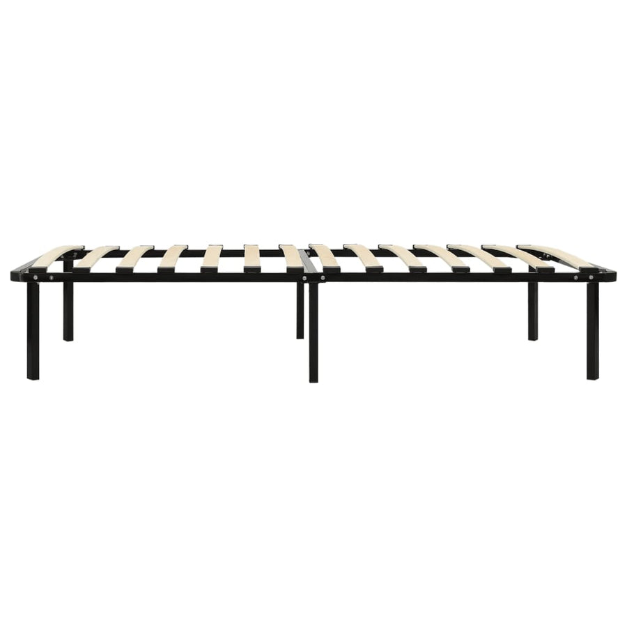 Bedframe Metaal Zwart 90 x 200 cm